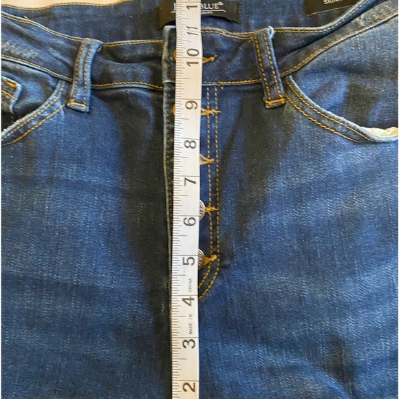 Judy Blue Medium Wash High-Rise Button-Fly Skinny Fit Jeans SZ 30 - Picture 6 of 8